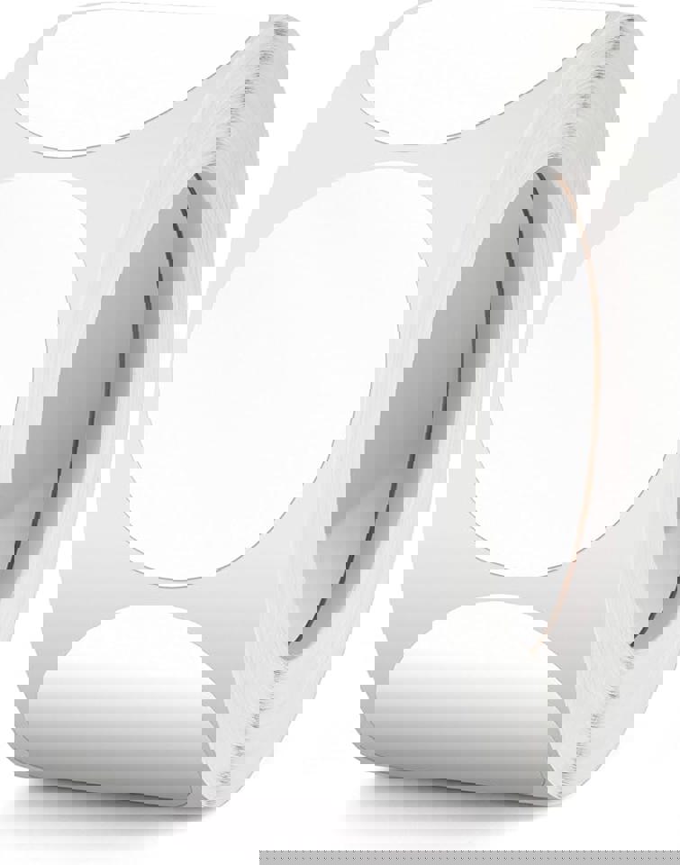 Inkjet / Woodfree Rounded Label 50mm*50mm*600pcs Core 40mm (BC000285@UnixPrints)